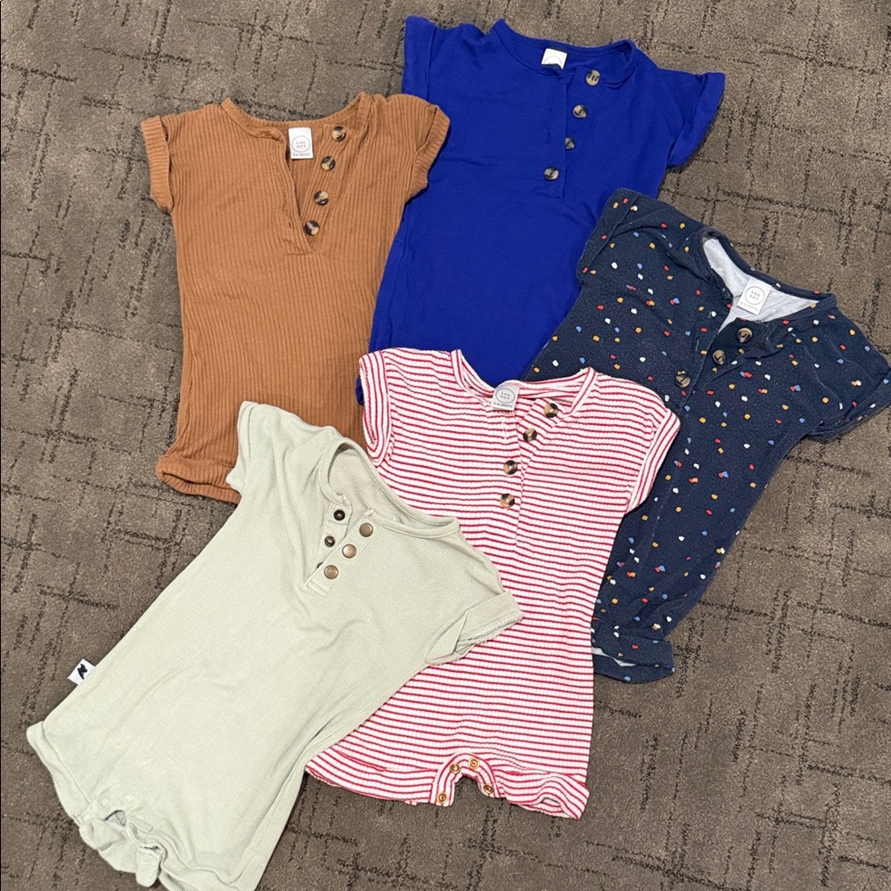 Lou Lou and Company Set of 5 romper